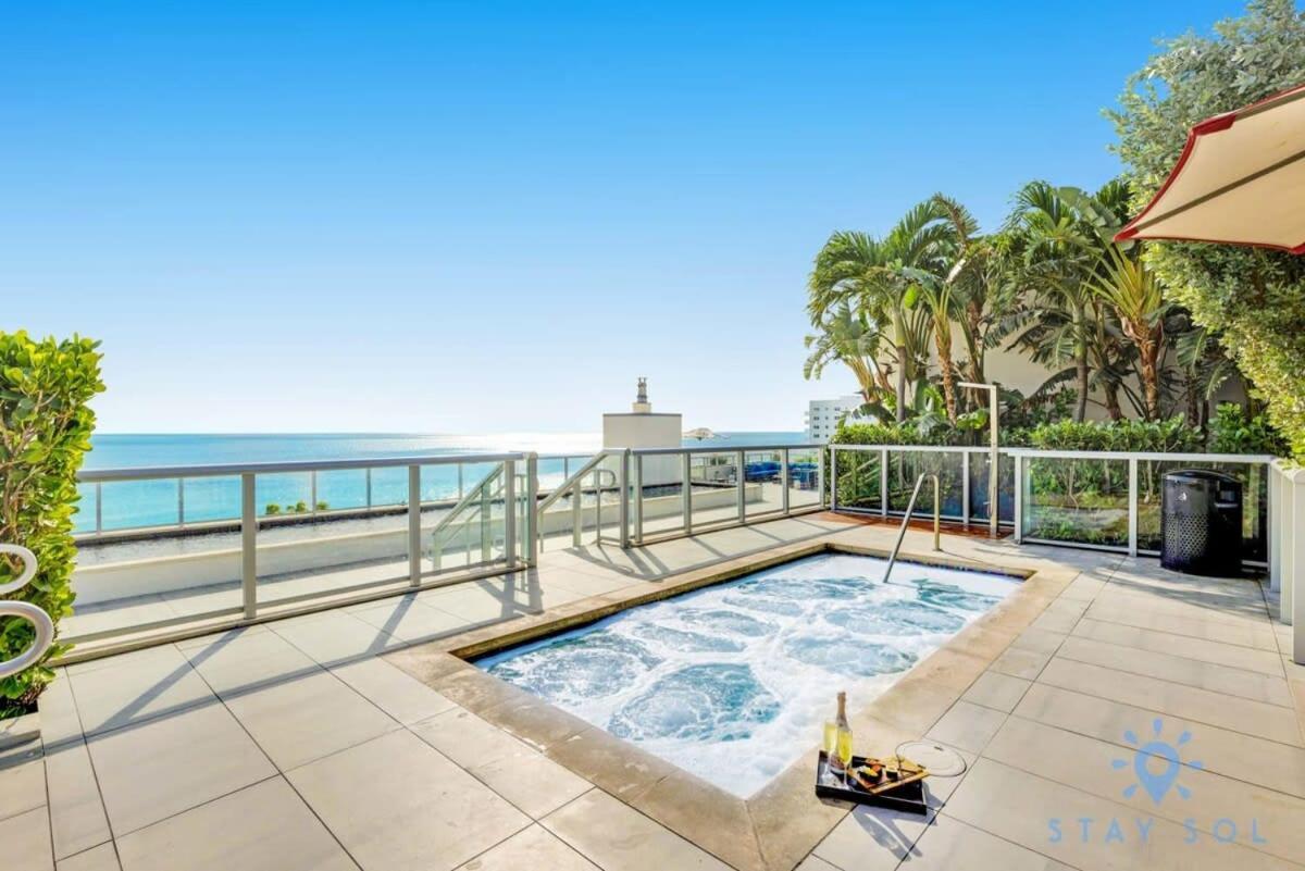Tropical Oasis - Rooftop Pool- Near Beach - Gym 好莱坞 外观 照片